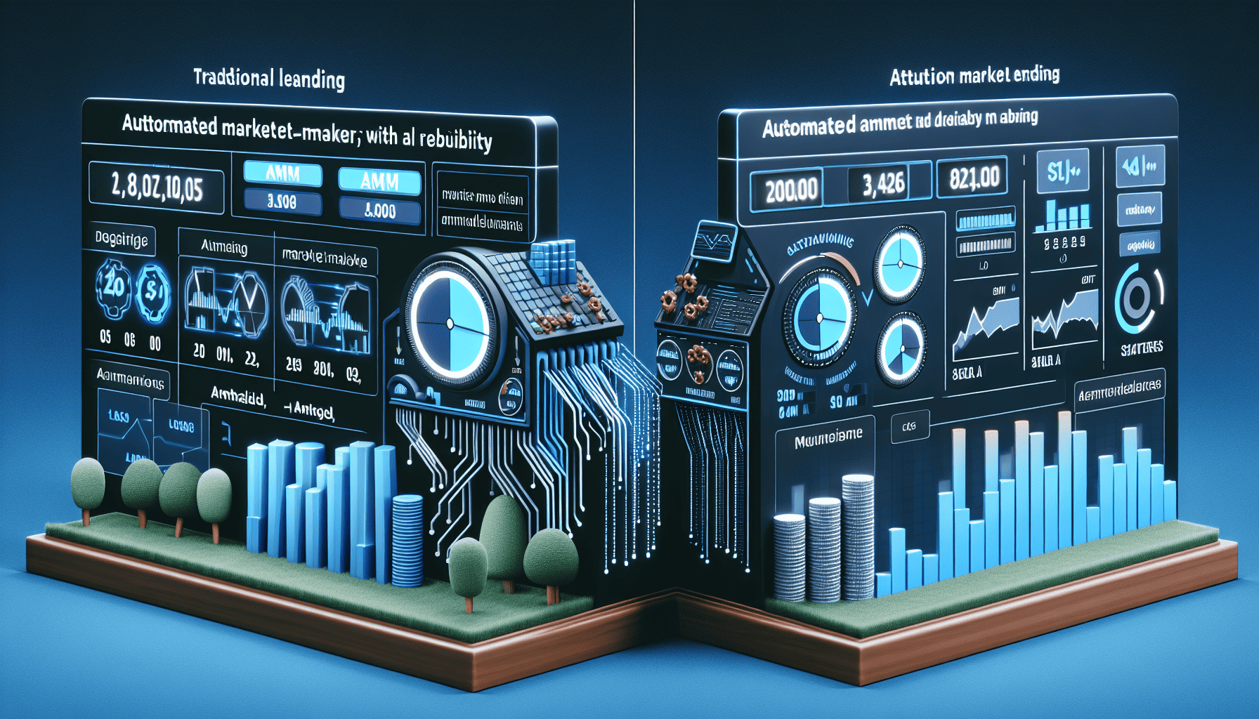 AMM vs Traditional Lending comparison